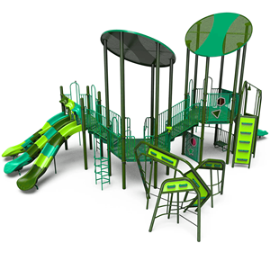 Équipements de terrain de jeux commerciaux personnalisés : grands toboggans extérieurs, aires de jeux pour enfants, manèges et balançoires - Product Image 4