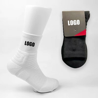 Chaussettes de course brodées OEM de haute qualité, logo personnalisé, chaussettes de sport personnalisées pour hommes et femmes, chaussettes athlétiques antidérapantes en jacquard