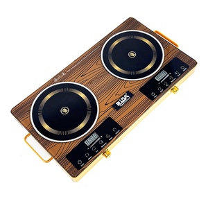 Cocina de <span class=keywords><strong>Gas</strong></span> de 2 Quemadores Ridax OEM/ODM, Cocina Eléctrica de Cerámica de Alta Potencia de 2200 W, Placas de Cocina Eléctricas, Cocina Infrarroja con Temporizador - Product Image 3