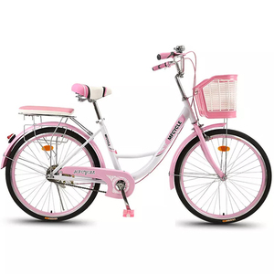 Vélo <span class=keywords><strong>hybride</strong></span> polyvalent pour femmes, vélo de ville à une vitesse, vélo de trajet pour dames, vélo de ville <span class=keywords><strong>26</strong></span> <span class=keywords><strong>pouces</strong></span> pour femmes et hommes - Product Image 6