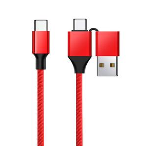 La policía de carga rápida de tipo C a tipo C usb <span class=keywords><strong>3</strong></span>,1 cable de 2m - Product Image 1