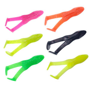 2024 nuevo agua flotante kick Frog TPR material manivela anzuelo cebo suave señuelo <span class=keywords><strong>de</strong></span> pesca cebo suave - Product Image 1
