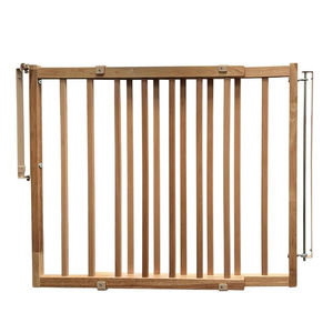 Barrière de sécurité pour <span class=keywords><strong>animaux</strong></span> de compagnie en bois réglable avec système de fixation par pression pour <span class=keywords><strong>escalier</strong></span> domestique - Product Image 1