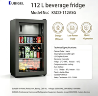 Réfrigérateur à boissons Kubigel 112L à 1 porte, double température, avec écran LED et dégivrage automatique