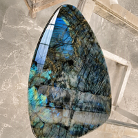 Dalles de marbre labradorite bleue, pierre naturelle, carrelage pour table de cuisine, meuble-lavabo de salle de bain, escaliers, marches, matériaux de construction