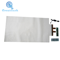 Film aluminium tactile interactif pour écran de projecteur, 40 points, 65 pouces, Super stable
