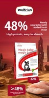 Nourriture pour chiens Magic Babe 48% viande fraîche, riche en protéines, pour la croissance musculaire, sac de 20 kg pour toutes les races