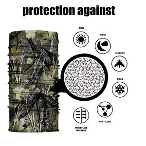 شعار مخصص بوليستر بدون درزات رقبة أنبوب جايتر رقبة لدراجة نارية فريدة من نوعها لينة ودائمة باندا رياضي - Product Image 3