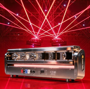 6 occhi 300mw luce Laser rossa e 6 pezzi 500mw colore pieno RGB Dmx testa mobile luce Laser per Dj <span class=keywords><strong>discoteca</strong></span> Night Club Bar - Product Image 1