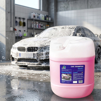 Shampoing de lavage auto 20L - Meilleur savon pH, canon à mousse neige, liquide de nettoyage puissant et sûr sans traces, détergent auto sans contact