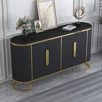 Haute qualité moderne salle à manger buffet meubles maison stockage Table d'appoint en bois luxe salon armoire