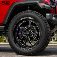 Jantes tout-terrain forgées 5x5.5 5x150 5x127 de 22, 24, 26, 28, 30 pouces à déport négatif et concave profond pour Toyota Tundra Land Cruiser
