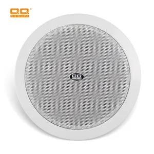 QQCHINA PA 6 inch speaker coaxial active bluetooth, AC ceiling speaker is suitable for shopping malls, schools and public places