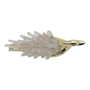 Cigno decorativo in metallo con pietre di cristallo per decorare la casa, l'ufficio, il tavolo, il bagno e il soggiorno. - Product Image 6