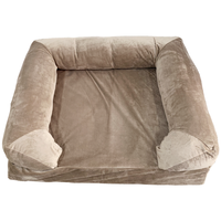 Coussin pour chien toutes saisons, lit pour chat en peluche chaud et confortable, adapté aux petits et grands chiens
