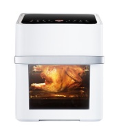 Nouvelle friteuse à air visible 8l à commande numérique avec circulation d'air rapide pour poulet/steak sans huile