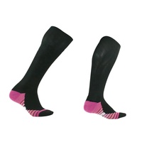 Lot de chaussettes en stock bas quantité minimale de commande nylon chaussettes de compression assorties 20-30 Mmhg Athletic Elite meilleures chaussettes de course pour hommes
