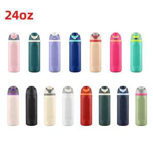 Freesip Insulated Stainless Steel Water Bottle With Straw <b>For</b> Sports And Travel, Bpa-free 32oz Sports Water Bottle - Product Image 4