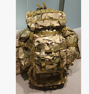 DFB0326 Sac à dos tactique de grande capacité en camouflage noir 80L pour la chasse, le camping en plein air, les activités militaires, les hommes, sacs à dos Molle - Product Image 2