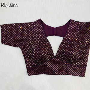 ชุดแต่งงาน,เสื้อสตรีเนื้อผ้า Faux Georgette สไตล์ Sabyasachi มีผู้อ่านลำดับสำหรับผู้ค้าส่งจากสุราษฎร์อินเดีย - Product Image 1