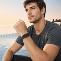 Bracelet intelligent P13 sans écran, pression artérielle, SpO2, fréquence cardiaque, température corporelle, ECG, tracker de forme physique, étanche pour le sport