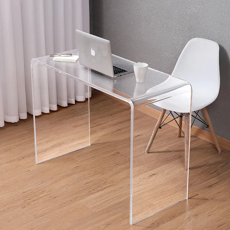 Factory Price Writing Table Office Desk Console Table Computer Clean Acrylic Desk Tables