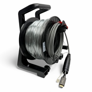 Kabel Fiber AOC HDMI 2.1 4K8K 100M Berlapis Baja 48Gbps Jarak Jauh Tanpa Kehilangan Data untuk Ruang Kontrol & Video Wall Panggung Luar Ruangan - Product Image 2