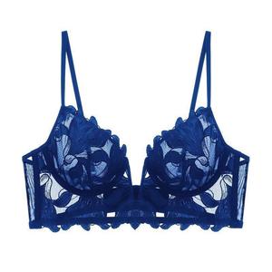 Conjunto de Lencería Sexy de Verano para Mujer 2026, Ultrafino, con Escote Profundo en V, Bordado de Flores de Lirio y Encaje - Product Image 6