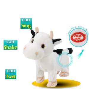 Juguete de Peluche de <span class=keywords><strong>Vaca</strong></span> Eléctrica Rock & Roll con Música, Interactivo, Animado, que se Mueve, Regalo - Product Image 4