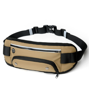Sac banane de sport en nylon pour course à pied en extérieur, avec porte-bouteille dissimulé, compartiment antivol pour téléphone portable, idéal pour le voyage et la randonnée - Product Image 6