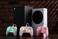 Mini controlador con cable 8BitDo Ultimate para Xbox Series RGB Lighting Hall Effect Joystick Vibration Motor con licencia oficial para