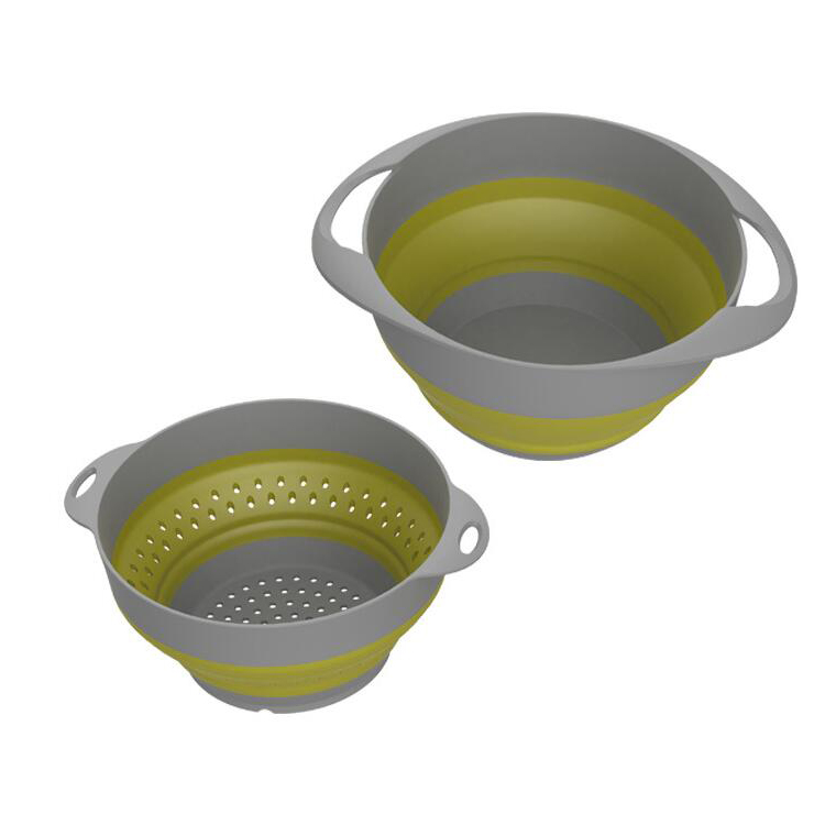 Складная TPR многофункциональная чаша для смешивания складной дуршлаг
