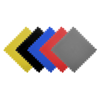 500x500x6mm Buena calidad y duradera Carretilla elevadora resistente Almacén Taller Pvc Garaje Baldosas Enclavamiento Pisos de plástico