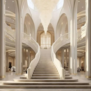 <span class=keywords><strong>2025</strong></span> Xu Hướng Mới Cao Cấp Tùy Chỉnh Sắt Cầu Thang Lan Can Cho Ngoài Trời Biệt Thự Trung Tâm Châu Âu Cổ Điển Phong Cách Hiện Đại Bằng Gỗ Tread - Product Image 1