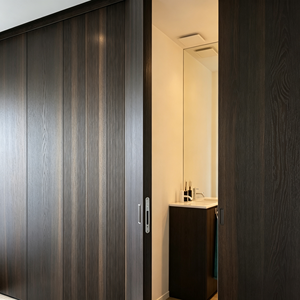 Puerta Interior Oculta de Madera sin Marco, Moderna y Personalizada, Eficiente Energéticamente, con Acabado <span class=keywords><strong>Invisible</strong></span> para Proyectos de Renovación de Interiores de Viviendas - Product Image 2