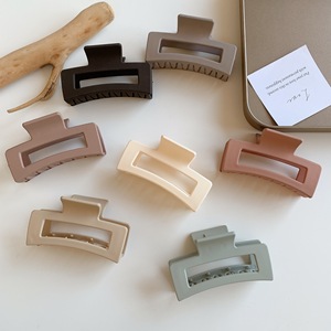 CLARMER Pince à Cheveux Requin en Plastique Mat Grande et Personnalisée pour Femme, Accessoire de Coiffure Tendance en Promotion - Product Image 4