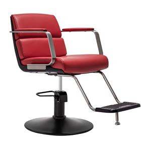 HUIYI Chaise de coiffure en cuir professionnelle de haute qualité Chaise de barbier à prix réduit Chaise de coupe de cheveux pour salon de coiffure vente en gros - Product Image 6