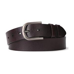Venta caliente al por mayor nuevos cinturones de lujo de cuero genuino hebilla redonda vestidos de mujer cinturón de cuero decorativo - Product Image 1