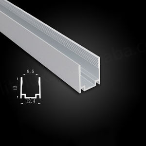 Manchon en silicone néon pour profil en aluminium aviation 6063 T5, clips de fixation flexibles, support de clips, fente pour bande LED, couvercle en silicone pour aluminium - Product Image 1