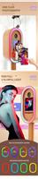 Coque de photomaton portable en bois peint de style rétro, directement de l'usine, pour iPad 13, 12.9, 11, appareil photo reflex numérique, style mariage classique