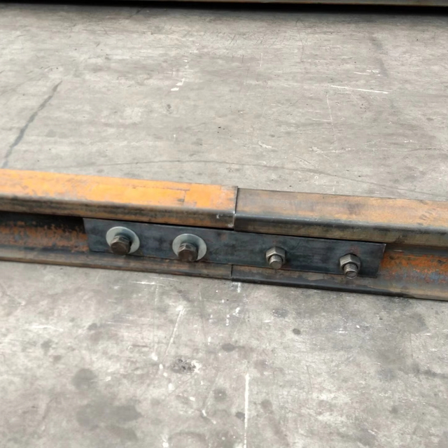 Railway Spare Parts Track Rail Joint bar Railroad Fish Plate for 43kg Heavy Rail