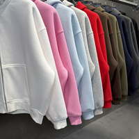 Nouvel arrivage – Sweat à capuche zippé classique en coton molletonné, coupe ample, motif lettres, avec logo personnalisé, idéal pour l'automne