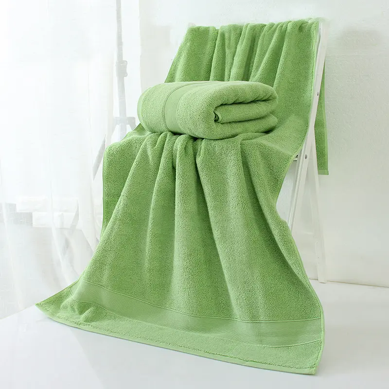 wholesale High Quality Super absorbent 100% Cotton terry fabric Bath Towel set In Factory Price