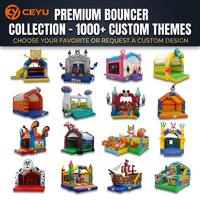 Ceyu Château Gonflable Commercial avec Toboggan, Couleurs Vives, pour Fêtes d'Enfants, Location et Vente en Gros