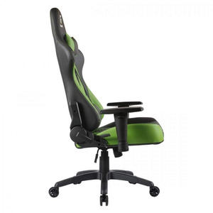 Nouvelle conception, fauteuil de jeu ergonomique pivotant vert et noir avec logo personnalisé, fauteuil de jeu pour ordinateur PC, fauteuil de course <span class=keywords><strong>LOL</strong></span>/<span class=keywords><strong>Dota</strong></span> - Product Image 4