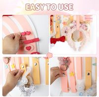 Filles Tenture Murale Décor À La Maison Cheveux Accessoire Arcs Organisateur Cintre Pour Chambre De Fille