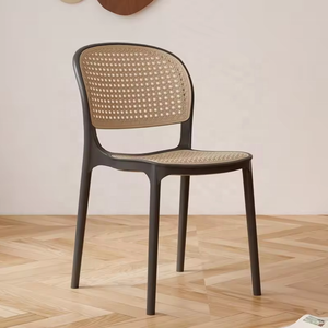 Nordic Design Hotel Kitchen Restaurant Outdoor PP Plastic Stacakble Dining <b>Chairs</b> - Product Image 1
