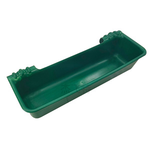 Mangeoire suspendue pour vaches et veaux de haute qualité, 42L, longue, verte, en <span class=keywords><strong>plastique</strong></span>, pour bordure de chemin - Product Image 2