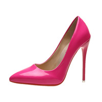 Chaussures personnalisées à talons pour femmes en cuir verni couleur bonbon talons aiguilles chaussures de travail pour femmes chaussures sexy talons hauts pompes chaussures pour femmes