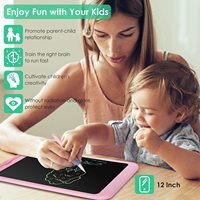 Tablette d'écriture numérique 12 pouces avec écran LCD couleur pour mémos et dessins graphiques